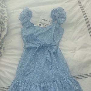 LIKELY blue dress
